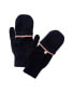 Scott & Scott London Blanket Stitch Cashmere Mittens Women's Blue