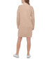 Фото #2 товара Women's Zip-Collar Sweater Dress