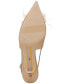 Women's Faye Embellished Feather Slingback Kitten-Heel Pumps