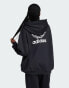 Фото #4 товара adidas Trefoil Oversized Hoodie in Black