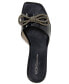 ფოტო #4 პროდუქტის Women's Laffi Rhinestone Bow Slide Sandals