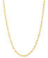 ფოტო #1 პროდუქტის Children's Polished Curb Chain in 14k Yellow Gold, 13"