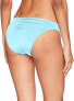 Bikini Lab Women's 174890 Cinched Back Hipster Bikini Bottom Aqua Size M