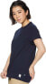 Fjällräven Womens Greenland Cotton Blend T-Shirt Short Sleeve Navy Size X-Large
