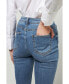 Фото #4 товара Women's Midi Waist Skinny Ankle Jeans