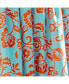 ფოტო #4 პროდუქტის Women's Orange Floral Sweetheart Twist & Keyhole Maxi Beach Dress