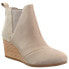 Фото #2 товара TOMS Kelsey Wedge Booties Womens Beige Casual Boots 10015788