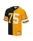 Men's Joe Greene Black, Gold Pittsburgh Steelers 1976 Split Legacy Replica Jersey