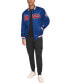 Фото #2 товара Men's Classic-Fit Satin Varsity Bomber Jacket