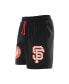 Фото #2 товара Men's Black San Francisco Giants Color Pack Knit Shorts