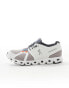 ON Cloud 5 Push all day trainers in white and grey