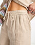 Only cheesecloth shorts co-ord in beige M - фото #8