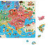 Фото #4 товара Развивающая игра Janod Карта Европы в магнитном исполнении, испанская версия, для детей 7-12 лет.