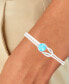 ფოტო #2 პროდუქტის Larimar Knot Cuff Bangle Bracelet (2 ct. t.w.) in Sterling Silver