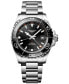 ფოტო #1 პროდუქტის Men's Swiss Automatic HydroConquest Stainless Steel Steel Bracelet Watch 41mm