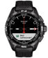 ფოტო #9 პროდუქტის Men's Swiss T-Touch Connect Solar Black Rubber Strap Smart Watch 48mm