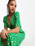 Фото #2 товара Повседневное платье Nobody's Child – Alexa – Миди-платье зеленого цвета с лимонным узором