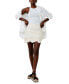 ფოტო #1 პროდუქტის Women's Ateena Twill Embroidered Mini Skirt