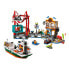 LEGO Sea Port With Goods Ship Construction Game