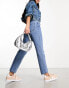 New Look mom jeans in stonewash blue