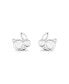 Bunny Rabbit Stud Earrings in 14K Gold Plated or Sterling Silver