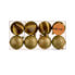 Set of Christmas balls Green PVC (12 Units)