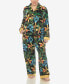 ფოტო #1 პროდუქტის Plus Size 2 Pc. Wildflower Print Pajama Set