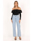 ფოტო #6 პროდუქტის Womens Cloe Off Shoulder Top