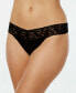 Hanky Panky 261761 Women's Organic Cotton Low Rise Thong Underwear Size OS