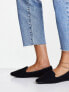 Фото #3 товара ASOS DESIGN Wide Fit Lakeside slipper ballet flats in black