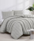 Фото #1 товара Dhara 2 Piece Textured Duvet Cover and Sham Set, Twin/Twin XL
