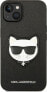 Karl Lagerfeld Karl Lagerfeld Saffiano Choupette Head Patch Case - Etui iPhone 14 Plus (czarny)