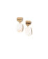 ფოტო #1 პროდუქტის Layered Dome + Mother-of-Pearl Earrings