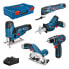 Фото #1 товара Bosch Maschinen Set 12V GSR+GST+GOP+GKS+GSA + 3x GBA 3,0Ah + GAL in XL-BOXX