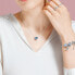 Фото #4 товара Pandora潘多拉 海洋之心 蓝色闪耀套装 项链 女款 银色 礼物 / Ожерелье Pandora ZT0139
