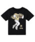 ფოტო #1 პროდუქტის Toddler Boys and Girls Black Army Black Knights Stiff Arm T-shirt