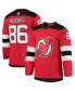 Фото #1 товара Men's Jack Hughes Red New Jersey Devils Home Authentic Pro Player Jersey