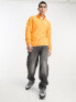 The North Face Glacier 100 1/4 zip fleece in orange