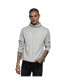 Фото #1 товара Men's Light Grey Herringbone Textured Pullover Sweater