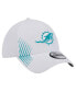 Фото #2 товара Men's White Miami Dolphins Active 39THIRTY Flex Hat