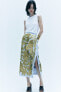 Zw collection contrast sequinned skirt