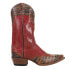 Justin Boots Vera Red Snip Toe Cowboy Womens Red Casual Boots L4454