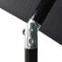 Фото #10 товара Садовый зонт vidaXL Sonnenschirm 3-слойный антрацитный 200 x 228 см (Д x В)