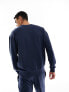 Фото #7 товара Hugo Bodywear stacked logo sweatshirt in blue