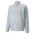 Puma Cloudspun Full Zip Running Jacket Mens Grey Casual Athletic Outerwear 52239