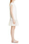 Фото #4 товара Emporio Armani Jersey Ruffle Cap Sleeve Dress Off White 42 US 6