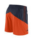 ფოტო #3 პროდუქტის Men's Navy, Orange Chicago Bears Sideline Primary Lockup Performance Shorts