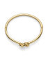 Фото #2 товара Women's Lover's Knot Gold-Plated Bangle