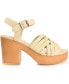 ფოტო #3 პროდუქტის Women's Addisyn Woven Platform Sandals