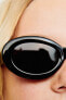 Фото #6 товара Солнцезащитные очки в овальной пластмассовой оправе ZARA